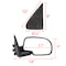 Spec-D Tuning 99-02 Chevrolet Silverado Mirror-Manual-Right- Also Fit 99-06 Sierra RMV-SIV99M-ZM-R - alternate 4